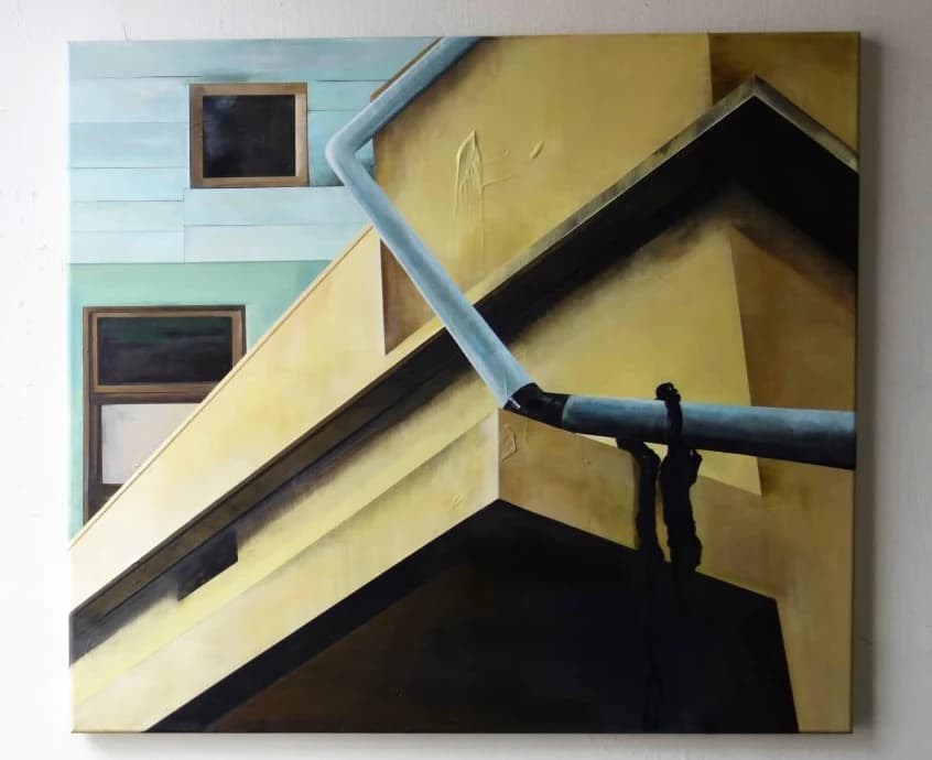 Acryl on canvas, 80 x 90 cm, 2021
