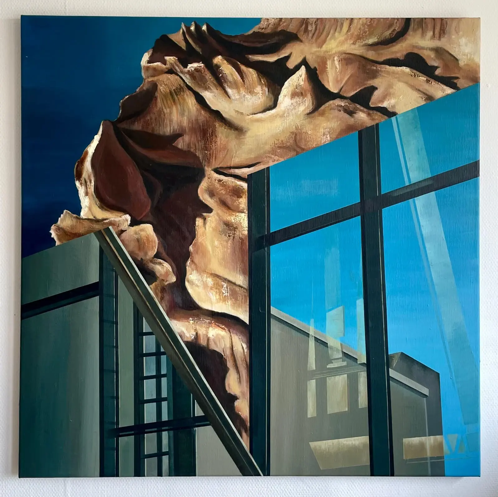 Acryl on canvas, 100 x 100 cm, 2024