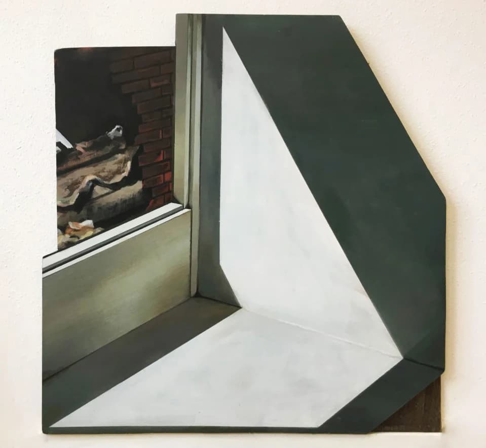 Acryl on wood, 60 x 60 cm, 2019