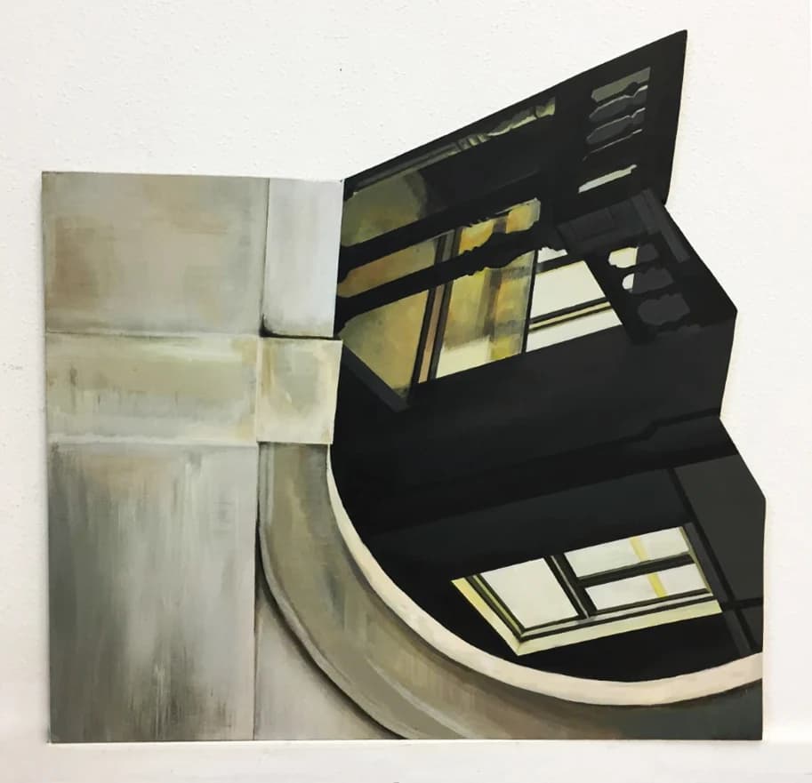 Acryl on wood, 60 x 60 cm, 2019