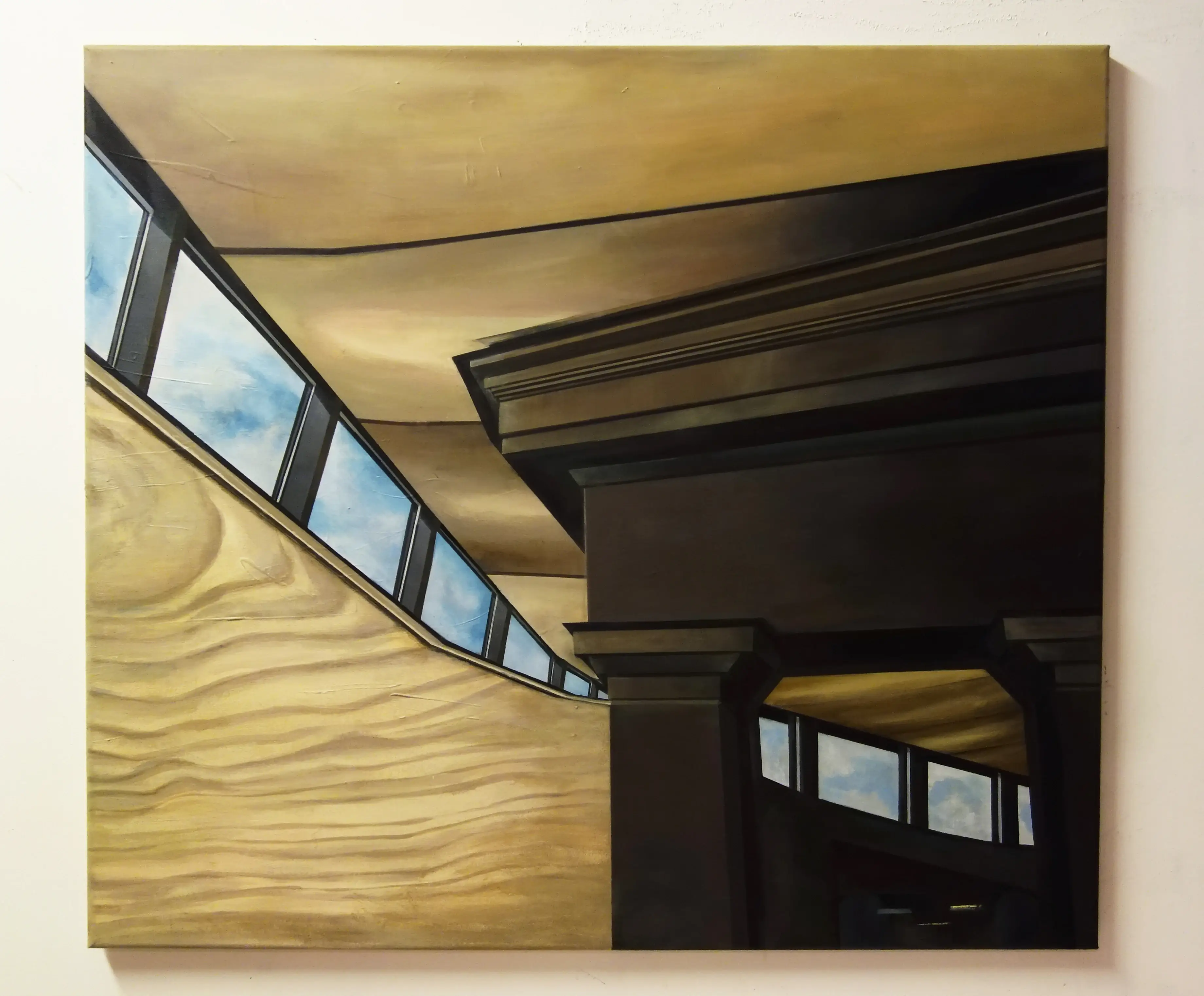 Acryl on canvas, 80 x 90 cm, 2021